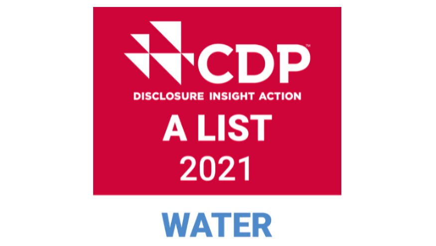 CDP Logo - Disclosure Insight Action - A List 2021 - Water