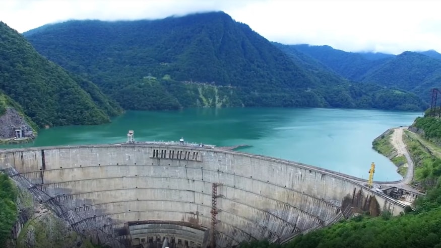 Dam, Water and Mountains