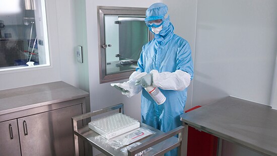 cleaning and disinfection solutions for the external surfaces of pharmaceutical manufacturing equipment and cleanrooms