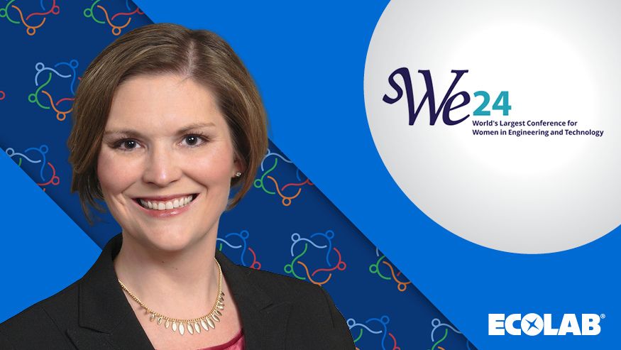 Dayna Johnson, director of technical consulting for Ecolab’s Industrial group, will receive the Society of Women Engineer’s APEX Fellow Grade Award.
