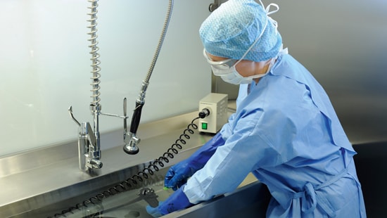 Manual Cleaning for Instrument Reprocessing